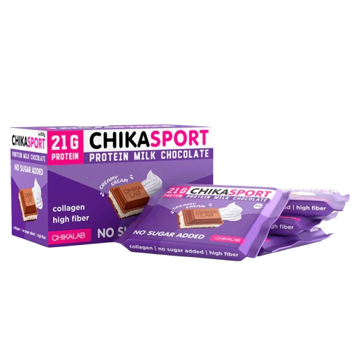 CHIKALAB Chika Sport Milk Protein Chocolate with cream filling