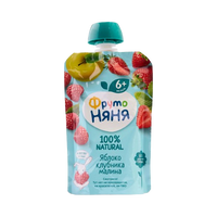 Fruto Nanny Fruit Puree Apple Strawberry Raspberry