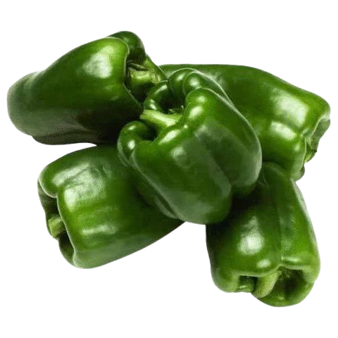 Organic Green Capsicum