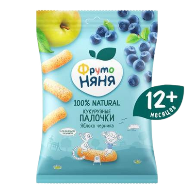 Fruto Nanny Corn Sticks Apple Blueberry