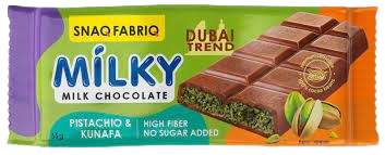 SNAQ FABRIQ Milk Chocolate with Pistachio & Kunafa