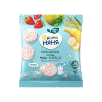 Fruto Nanny Rice Cakes Apple Strawberry Banana