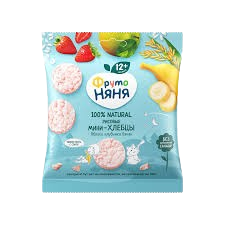 Fruto Nanny Rice Cakes Apple Strawberry Banana