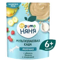 Fruto Nanny Oatmeal Milk Multigrain Porridge Apple Banana Strawberry