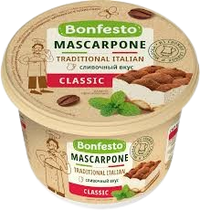Bonfesto Mascarpone Cheese Classic 75%FAT