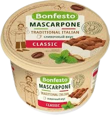 Bonfesto Mascarpone Cheese Classic 75%FAT