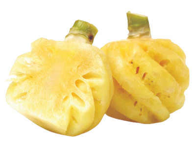 Pineapple peeled