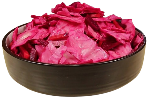 FERMENTED CABBAGE + BEETROOT