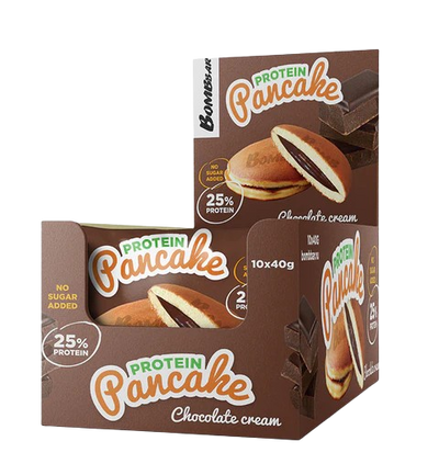 BOMBBAR Pancake with filling Chocolate Cream box 10 pc