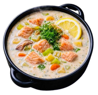 Creamy Salmon Soup