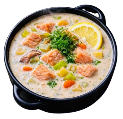 Creamy Salmon Soup