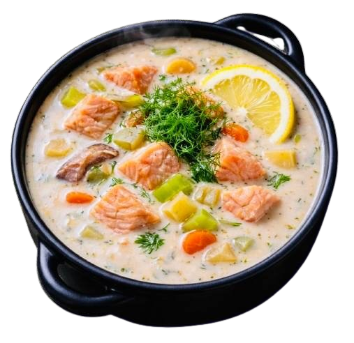 Creamy Salmon Soup