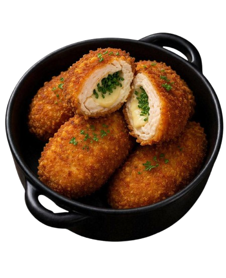 Chicken Cutlet with Butter Pot