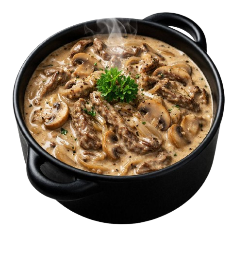 Beef Stroganoff with Mushrooms