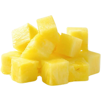 Pineapple peeled and sliced