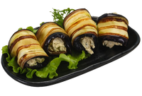 ROLLED EGGPLANT WITH CHEESE
