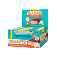 SF SNAQFER Vanilla Cream and Belgian Chocolate box 12 pcs
