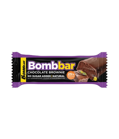BOMBBAR Glazed bar Chocolate brownie
