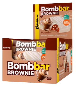 BOMBBAR Glazed cookies "Brownie mochaccino" box 10 pcs