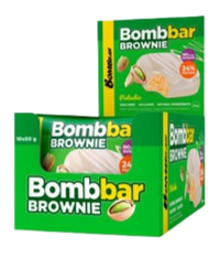 BOMBBAR Glazed Cookie "Brownie with Pistachio" box 10 pcs