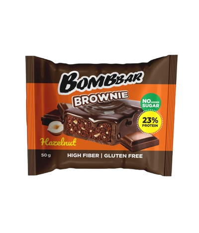 BOMBBAR Glazed cookie "Brownie with hazelnuts"