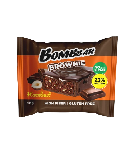 BOMBBAR Glazed cookie "Brownie with hazelnuts"
