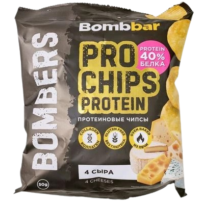Bombbar Protein Chips "Four Cheeses"