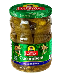 Uncle Vanya Marinated Cucumbers "Russian Style" ~950g
