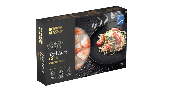 Heritage Red King Crab Cooked Frozen Carpus Meat
