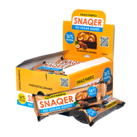 SNAQ FABRIQ Glazed bar Hazelnut with Caramel 12pcs