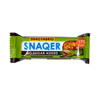 SNAQ FABRIQ Glazed bar Pictachio with caramel